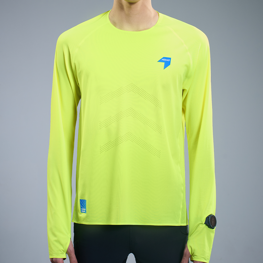 Men's Qiflow Ventilated Running Long Sleeve