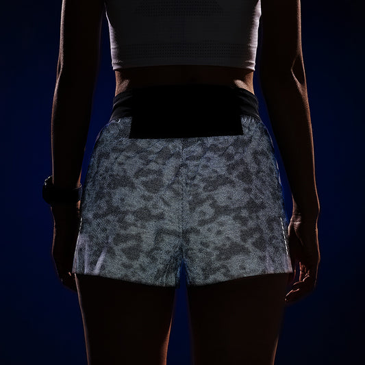 Women's PowerPouch Lite Running Shorts 4" – Reflective