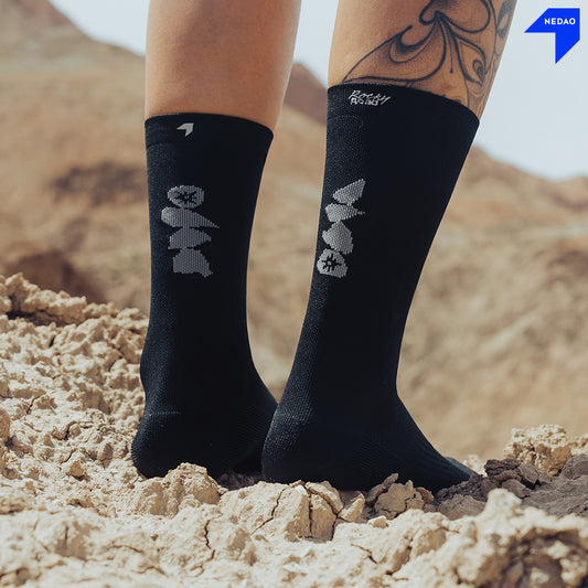 Running Crew Socks -ROCKYROAD
