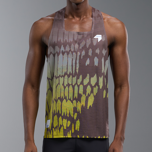 Men's QiFlow Racing Singlet - VORTEX