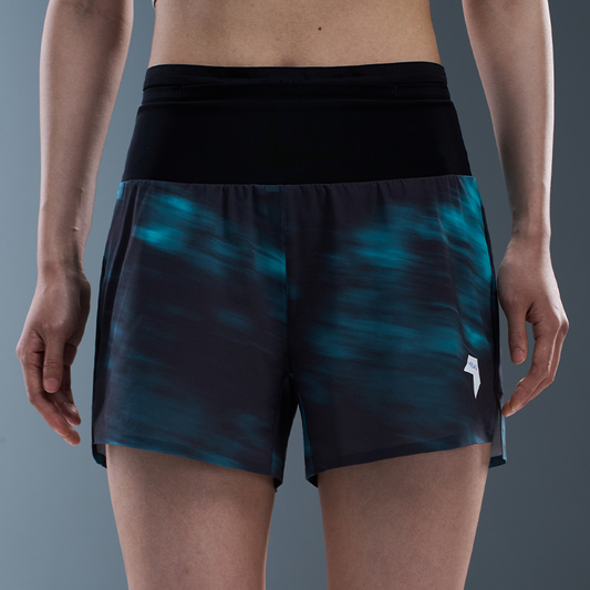 Women's Storage Running Shorts PowerPouch - Print (3" Inseam)