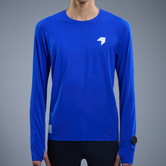 Men's Qiflow Ventilated Running Long Sleeve