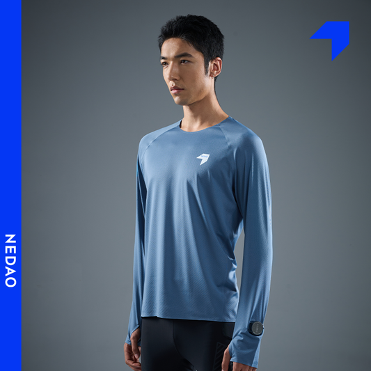 Men's SwiftBreeze Running Shirt Long Sleeve