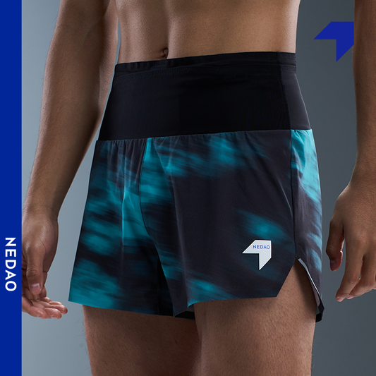 Men's Storage Running Shorts PowerPouch - Print (4" Inseam)