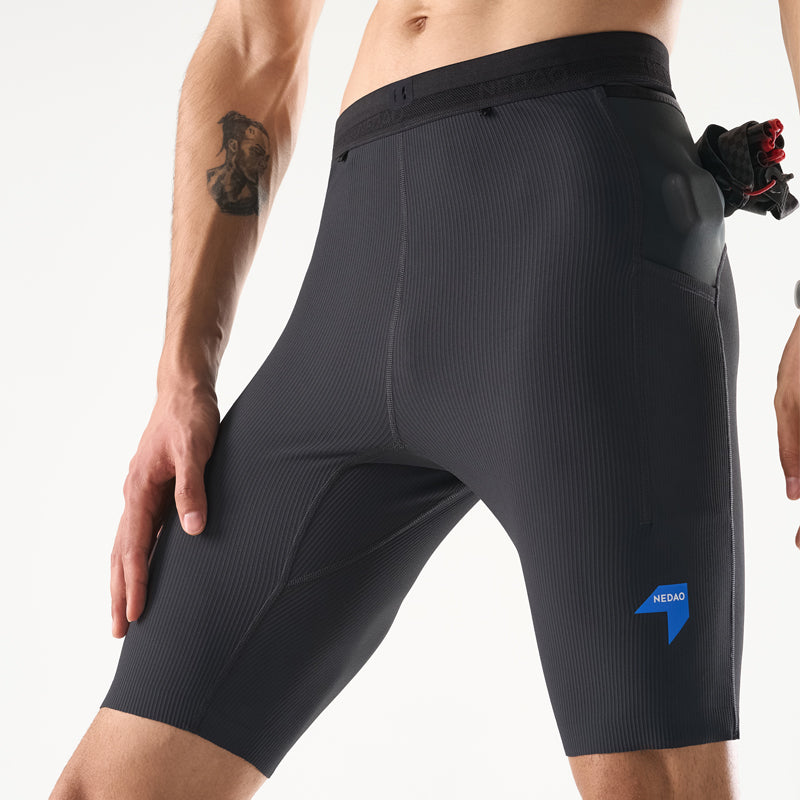 Men's VelocityX Pro Trail Half Tights | Compression & Utility – NEDAO