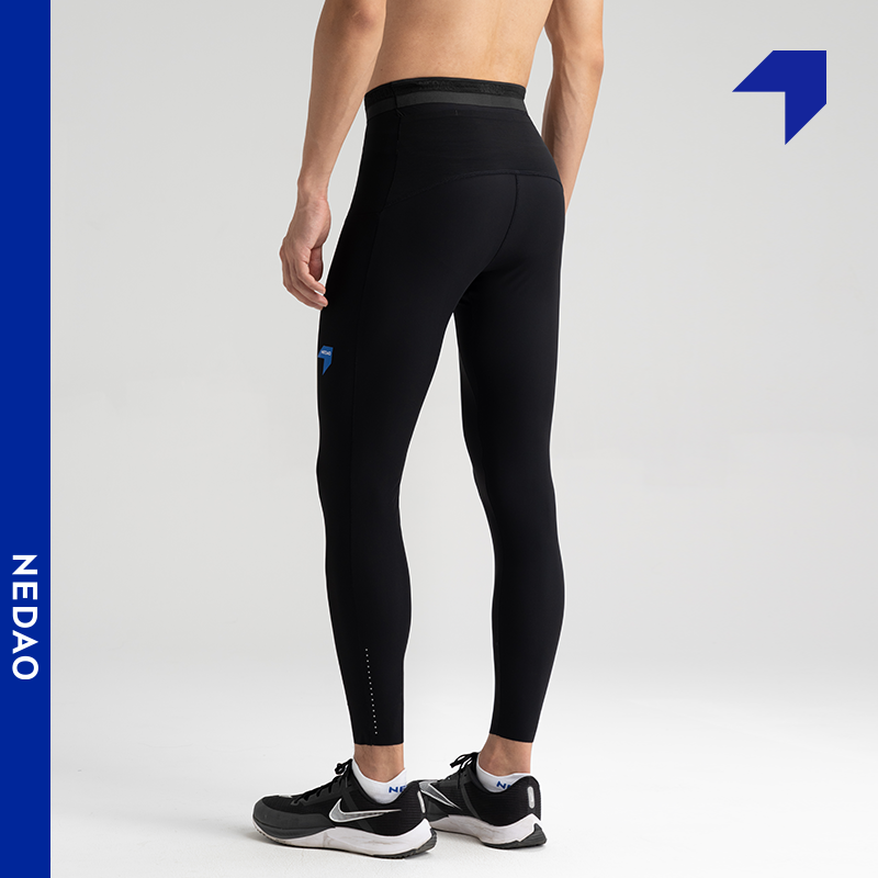Mens blue 2025 running tights