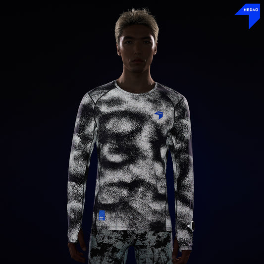 Men's SwiftBreeze Reflective Running Long Sleeve