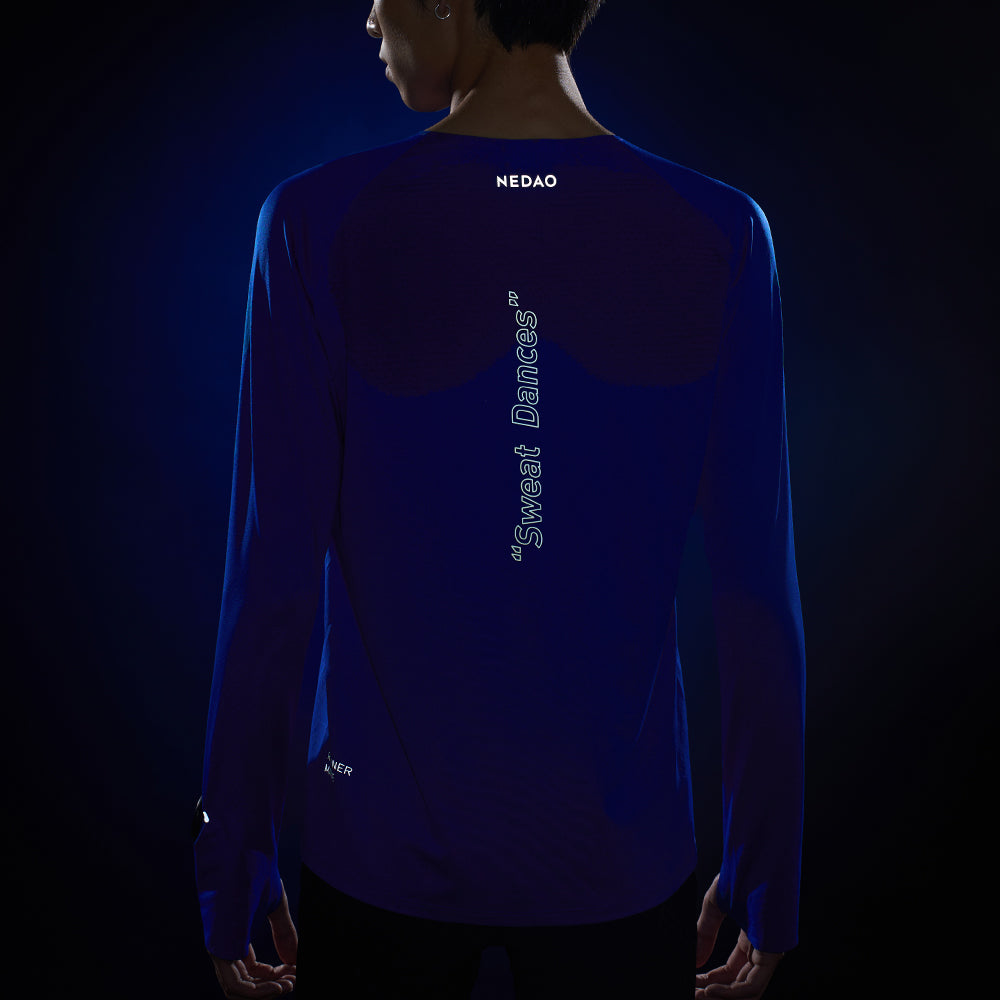 Men's HexRise Active Running Long Sleeve – Lightweight Performance