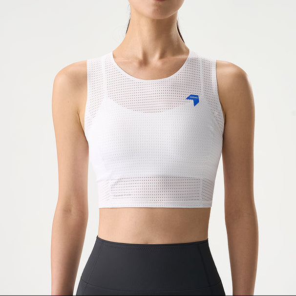 Women's QiFlow Running Crop Top | Breathable Seamless Tank – NEDAO