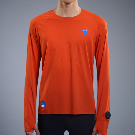 Men's Qiflow Ventilated Running Long Sleeve